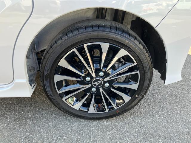 タントカスタムRS 純正ナビゲーション バックモニタースマートアシスト・LEDヘッドライト・15インチアルミホイール・両側パワースライドドア・USBソケット・運転席助手席シートヒーター・レザー調Xフルファブリックシート・本革巻ステアリングホイール(山梨県)の中古車