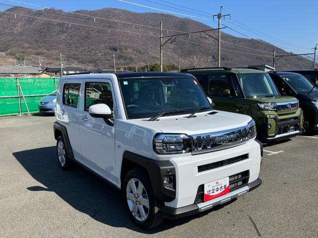 タフトＧターボ　クロムベンチャー　純正ナビ　バックモニタースマートアシスト・１５インチアルミ・ＬＥＤヘッドランプ・ＬＥＤフォグ・スカイフィールトップ・電動パーキング・運転席助手席シートヒーター・ＵＳＢソケット（山梨県）の中古車