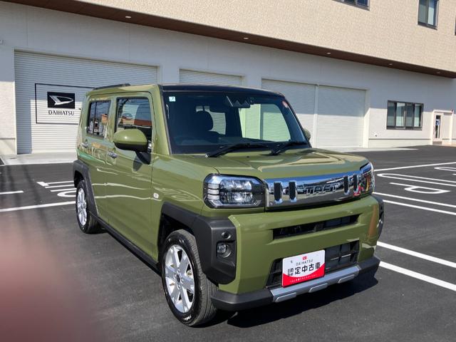 タフトＧターボ　クロムベンチャー　純正ナビ　バックモニタースマートアシスト・１５インチアルミ・Ｄ−ＣＶＴターボエンジン・ＬＥＤヘッドランプ・ＬＥＤフォグ・電動パーキング・運転席助手席シートヒーター・ＵＳＢソケット（山梨県）の中古車