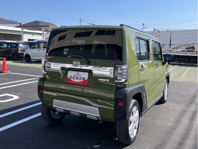 タフトＧターボ　クロムベンチャー　純正ナビ　バックモニタースマートアシスト・１５インチアルミ・Ｄ−ＣＶＴターボエンジン・ＬＥＤヘッドランプ・ＬＥＤフォグ・電動パーキング・運転席助手席シートヒーター・ＵＳＢソケット（山梨県）の中古車