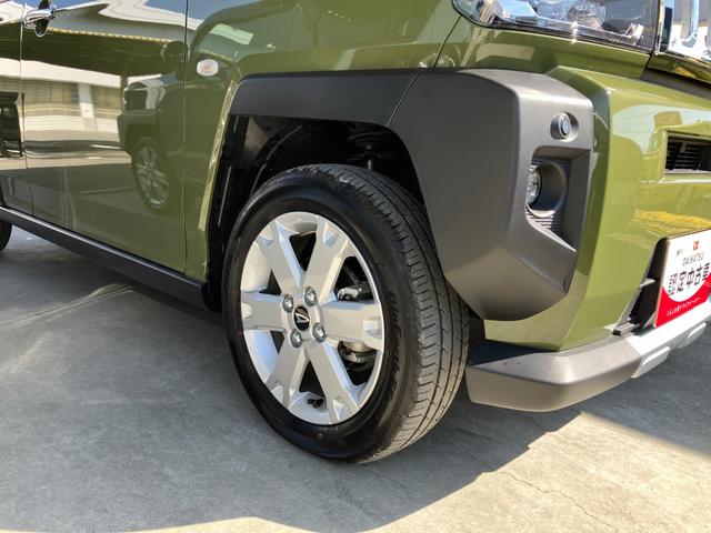 タフトＧターボ　クロムベンチャー　純正ナビ　バックモニタースマートアシスト・１５インチアルミ・Ｄ−ＣＶＴターボエンジン・ＬＥＤヘッドランプ・ＬＥＤフォグ・電動パーキング・運転席助手席シートヒーター・ＵＳＢソケット（山梨県）の中古車