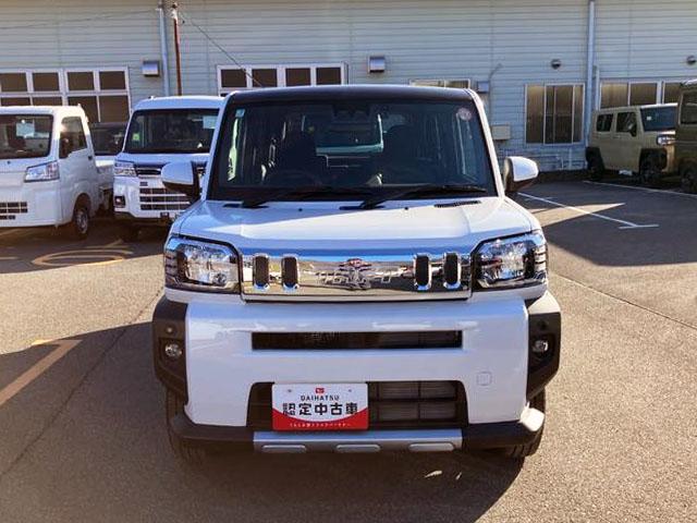 タフトG クロムベンチャー 純正ナビゲーション バックモニタースマートアシスト・15インチアルミ・LEDヘッドランプ・LEDフォグ・スカイフィールトップ・電動パーキング・運転席助手席シートヒーター・USBソケット(山梨県)の中古車