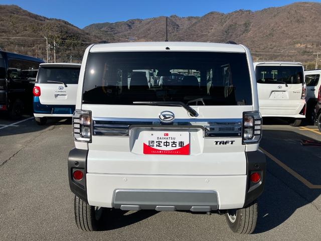 タフトG クロムベンチャー 純正ナビゲーション バックモニタースマートアシスト・15インチアルミ・LEDヘッドランプ・LEDフォグ・スカイフィールトップ・電動パーキング・運転席助手席シートヒーター・USBソケット(山梨県)の中古車
