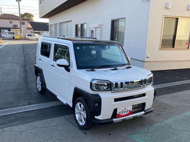 タフトG クロムベンチャー 純正ナビゲーション バックモニタースマートアシスト・15インチアルミ・LEDヘッドランプ・LEDフォグ・スカイフィールトップ・電動パーキング・運転席助手席シートヒーター・USBソケット(山梨県)の中古車