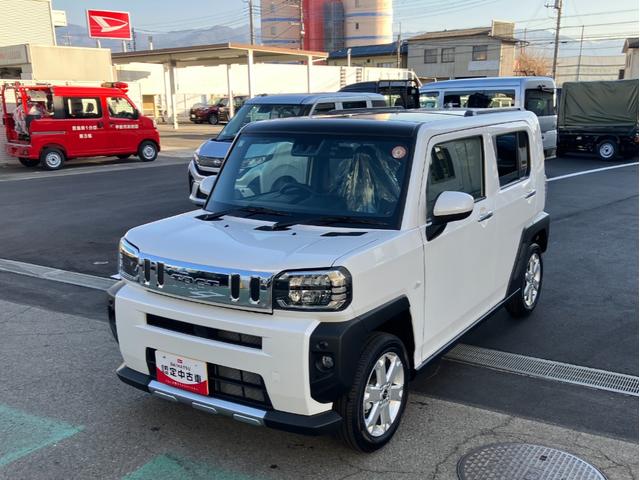 タフトG クロムベンチャー 純正ナビゲーション バックモニタースマートアシスト・15インチアルミ・LEDヘッドランプ・LEDフォグ・スカイフィールトップ・電動パーキング・運転席助手席シートヒーター・USBソケット(山梨県)の中古車