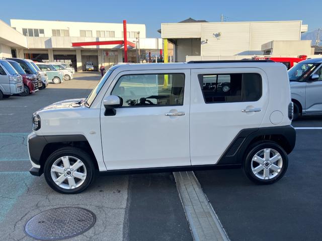 タフトG クロムベンチャー 純正ナビゲーション バックモニタースマートアシスト・15インチアルミ・LEDヘッドランプ・LEDフォグ・スカイフィールトップ・電動パーキング・運転席助手席シートヒーター・USBソケット(山梨県)の中古車