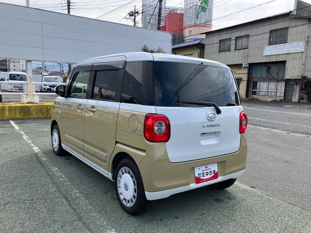 ムーヴキャンバスストライプスG 純正ナビゲーション バックモニター前後誤発進抑制 点検記録簿付 プッシュスタートスマートキー ナビ 車線逸脱警告 ワンオーナー キーフリー オートハイビーム 運転席エアバック ABS(山梨県)の中古車