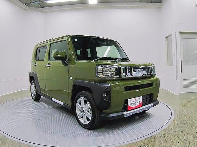 タフトＧ　クロムベンチャー　純正ナビ　前後ドラレコスマートアシスト・１５インチアルミ・ＬＥＤヘッドランプ・ＬＥＤフォグ・スカイフィールトップ・電動パーキング・運転席助手席シートヒーター・ＵＳＢソケット（山梨県）の中古車