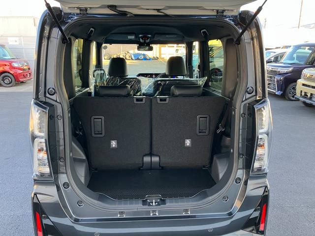 タントカスタムRS 4WD 純正ナビ バックモニタースマートアシスト・LEDヘッドライト・15インチアルミホイール・両側パワースライドドア・USBソケット・運転席助手席シートヒーター・レザー調Xフルファブリックシート・本革巻ステアリングホイール(山梨県)の中古車