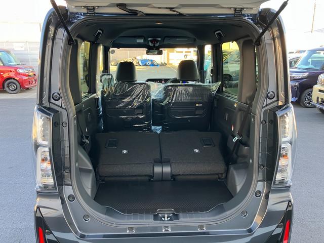 タントカスタムRS 4WD 純正ナビ バックモニタースマートアシスト・LEDヘッドライト・15インチアルミホイール・両側パワースライドドア・USBソケット・運転席助手席シートヒーター・レザー調Xフルファブリックシート・本革巻ステアリングホイール(山梨県)の中古車