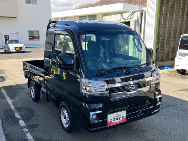 ハイゼットトラックジャンボエクストラ　オーディオレス　ＣＶＴ　４ＷＤスマートアシスト・コーナーセンサー・切り替え式４ＷＤ（ＣＶＴ車）・荷台フロア長１，９９０ｍｍ・荷台長１，６５０ｍｍ・荷台幅１，４１０ｍｍ・マニュアルエアコン（山梨県）の中古車