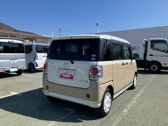 ムーヴキャンバスGブラックアクセントVS SAIII 整備付き 1年保証キーフリ レーダーブレーキサポート レーンキープアシスト ワンオーナー オートハイビーム スマートキー ABS 記録簿(山梨県)の中古車