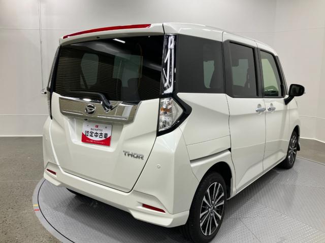 トールカスタムＧ　ターボ　ディスプレイオーディオ　Ｂモニタースマートアシスト・ＬＥＤヘッドランプ・ＬＥＤフォグ・両側パワースライドドア・オートエアコン・パーキングブレーキ解除忘れ防止ブザー・ヘッドランプ自動消灯システム・プッシュエンジンスタート（山梨県）の中古車