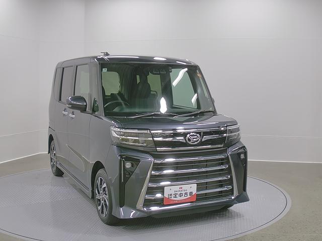 タントカスタムＸリミテッド　純正ナビゲーション　バックモニタースマートアシスト・ＬＥＤヘッドランプ・プッシュエンジンスタート・１５インチアルミホイール・両側パワースライドドア・ＵＳＢソケット・オートエアコン・運転席助手席シートヒーター（山梨県）の中古車