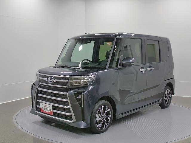 タントカスタムＸリミテッド　純正ナビゲーション　バックモニタースマートアシスト・ＬＥＤヘッドランプ・プッシュエンジンスタート・１５インチアルミホイール・両側パワースライドドア・ＵＳＢソケット・オートエアコン・運転席助手席シートヒーター（山梨県）の中古車