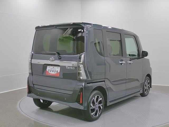 タントカスタムＸリミテッド　純正ナビゲーション　バックモニタースマートアシスト・ＬＥＤヘッドランプ・プッシュエンジンスタート・１５インチアルミホイール・両側パワースライドドア・ＵＳＢソケット・オートエアコン・運転席助手席シートヒーター（山梨県）の中古車