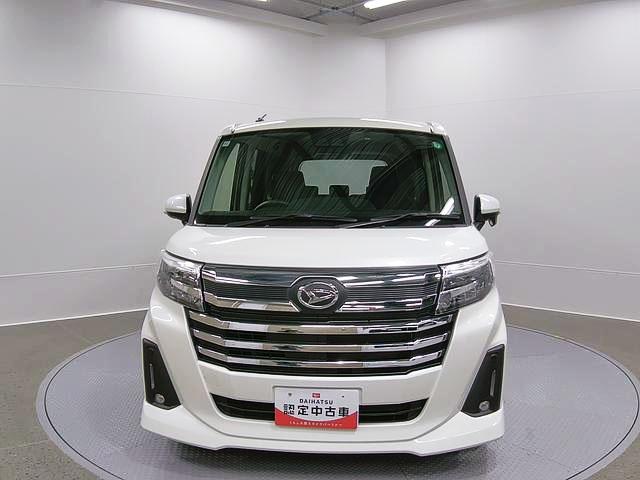 トールカスタムＧターボ　ディスプレイオーディオ　バックモニタースマートアシスト・ＬＥＤヘッドランプ・ＬＥＤフォグ・両側パワースライドドア・オートエアコン・パーキングブレーキ解除忘れ防止ブザー・ヘッドランプ自動消灯システム・プッシュエンジンスタート（山梨県）の中古車