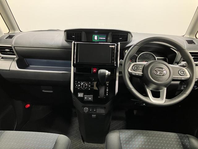 トールカスタムＧターボ　ディスプレイオーディオ　バックモニタースマートアシスト・ＬＥＤヘッドランプ・ＬＥＤフォグ・両側パワースライドドア・オートエアコン・パーキングブレーキ解除忘れ防止ブザー・ヘッドランプ自動消灯システム・プッシュエンジンスタート（山梨県）の中古車