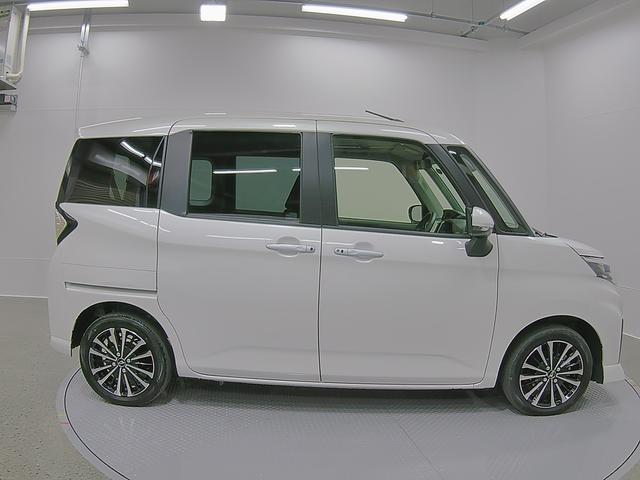 トールカスタムＧターボ　ディスプレイオーディオ　バックモニタースマートアシスト・ＬＥＤヘッドランプ・ＬＥＤフォグ・両側パワースライドドア・オートエアコン・パーキングブレーキ解除忘れ防止ブザー・ヘッドランプ自動消灯システム・プッシュエンジンスタート（山梨県）の中古車