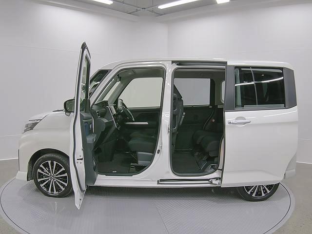 トールカスタムＧターボ　ディスプレイオーディオ　バックモニタースマートアシスト・ＬＥＤヘッドランプ・ＬＥＤフォグ・両側パワースライドドア・オートエアコン・パーキングブレーキ解除忘れ防止ブザー・ヘッドランプ自動消灯システム・プッシュエンジンスタート（山梨県）の中古車