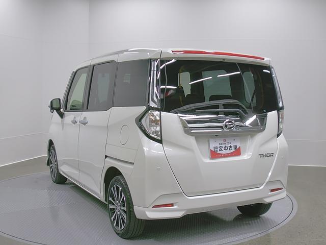 トールカスタムＧターボ　ディスプレイオーディオ　バックモニタースマートアシスト・ＬＥＤヘッドランプ・ＬＥＤフォグ・両側パワースライドドア・オートエアコン・パーキングブレーキ解除忘れ防止ブザー・ヘッドランプ自動消灯システム・プッシュエンジンスタート（山梨県）の中古車