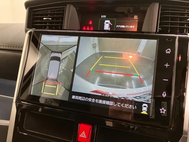 トールカスタムＧ　ディスプレイオーディオ　パノラマモニタースマートアシスト・ＬＥＤヘッドランプ・ＬＥＤフォグ・両側パワースライドドア・オートエアコン・パーキングブレーキ解除忘れ防止ブザー・ヘッドランプ自動消灯システム・プッシュエンジンスタート（山梨県）の中古車