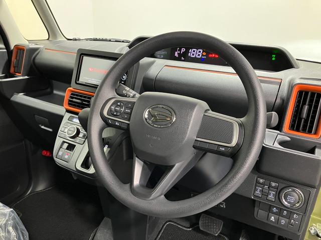 タントファンクロス　純正ナビゲーション　バックモニタースマートアシスト・ＬＥＤヘッドライト・１４インチアルミホイール・両側パワースライドドア・ＵＳＢソケット・運転席助手席シートヒーター・フルファブリックシート（山梨県）の中古車