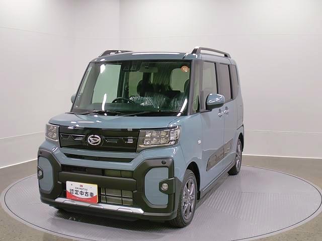 タントファンクロス　純正ナビ　前後ドラレコスマートアシスト・ＬＥＤヘッドライト・１４インチアルミホイール・両側パワースライドドア・ＵＳＢソケット・運転席助手席シートヒーター・フルファブリックシート（山梨県）の中古車