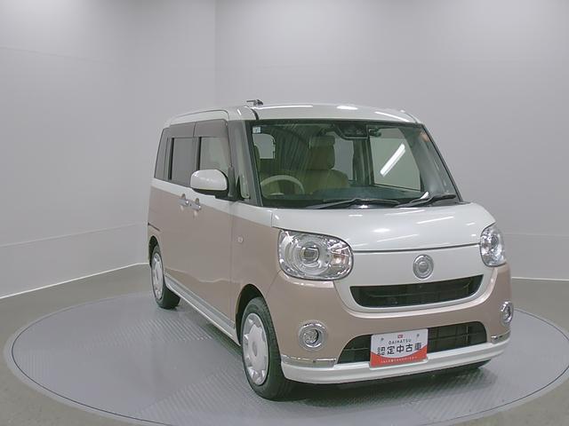 ムーヴキャンバスＧメイクアップリミテッド　ＳＡIII　４ＷＤ　１年保証ワンオーナー車　キーフリー　４ＷＤ　スマートキー　ＡＢＳ　プッシュ式エンジンスタートボタン　パワーウィンドウ　オートエアコン（山梨県）の中古車