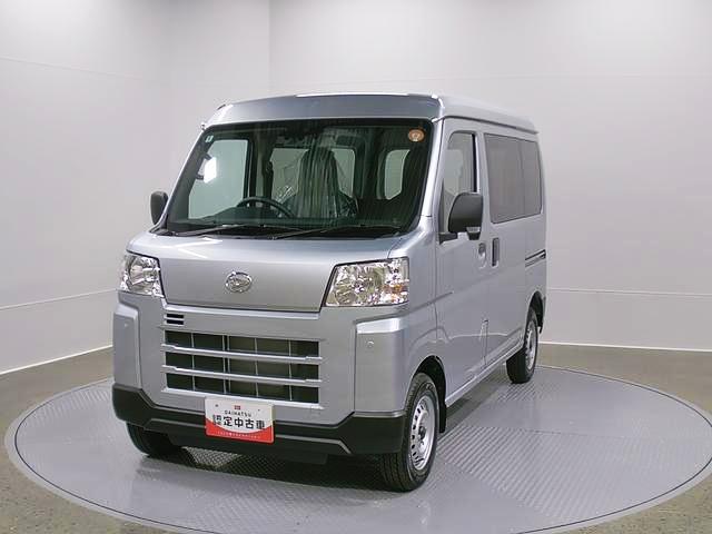 ハイゼットカーゴデラックス　４ＷＤ　ＣＶＴスマートアシスト・コーナーセンサー・３モード電子制御４ＷＤ（ＣＶＴ車）・荷室長１，９１５ｍｍ・荷室幅１，４１０ｍｍ・荷室高１，２５０ｍｍ・ハロゲンヘッドランプ・マニュアルエアコン（山梨県）の中古車