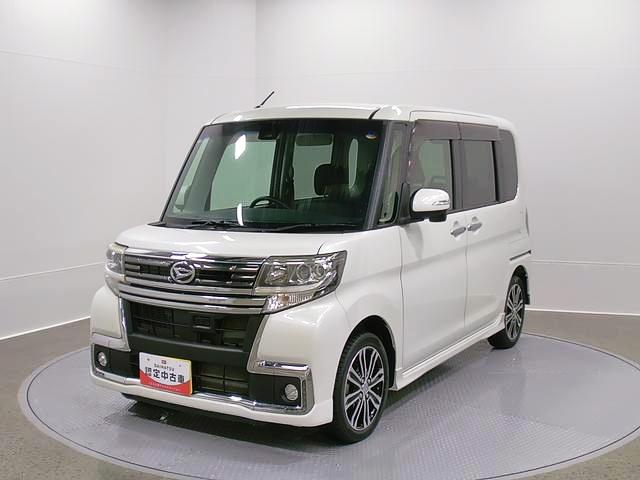 タントカスタムＲＳ　トップエディションＳＡII　４ＷＤ　１年保証スマートキー　ターボ　アルミホイール　ワンオーナー　ＡＢＳ　キーフリーキー　フルタイム４ＷＤ（山梨県）の中古車