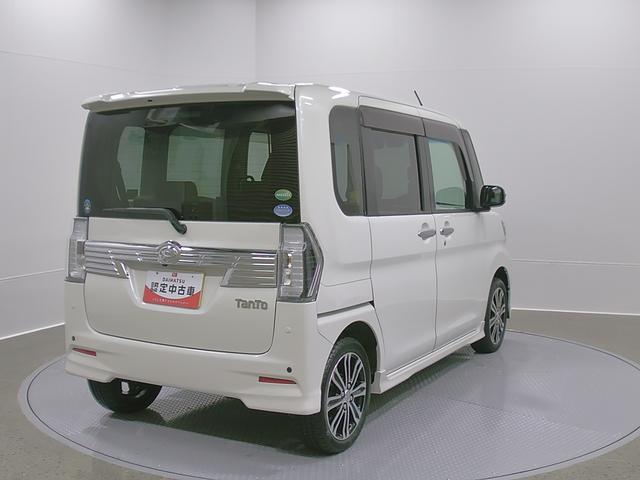 タントカスタムＲＳ　トップエディションＳＡII　４ＷＤ　１年保証スマートキー　ターボ　アルミホイール　ワンオーナー　ＡＢＳ　キーフリーキー　フルタイム４ＷＤ（山梨県）の中古車