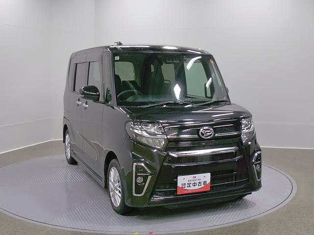 タントカスタムX 整備付き 1年保証スマートアシスト・LEDヘッドランプ・プッシュエンジンスタート・14インチアルミホイール・左側パワースライドドア・USBソケット・オートエアコン・運転席助手席シートヒーター(山梨県)の中古車