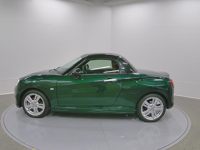 コペンセロ　整備付き　１年保証電動開閉式ルーフ・３気筒ＤＯＨＣターボ・７速スーパーアクティブシフト付ＣＶＴ・ヘッドレスト一体型スポーツシート・キーフリーシステム・ＬＥＤヘッドランプ・ＬＥＤリアコンビランプ・シートヒーター（山梨県）の中古車