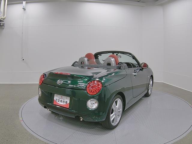 コペンセロ　整備付き　１年保証電動開閉式ルーフ・３気筒ＤＯＨＣターボ・７速スーパーアクティブシフト付ＣＶＴ・ヘッドレスト一体型スポーツシート・キーフリーシステム・ＬＥＤヘッドランプ・ＬＥＤリアコンビランプ・シートヒーター（山梨県）の中古車