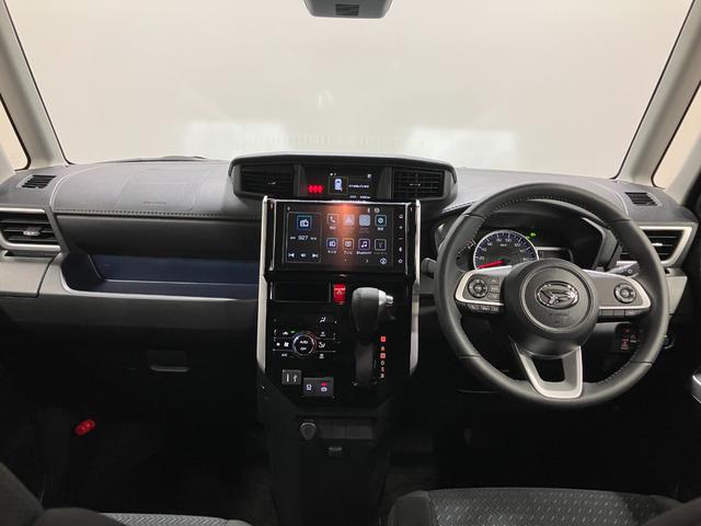 トールカスタムＧ　ディスプレイオーディオ　パノラマモニタースマートアシスト・ＬＥＤヘッドランプ・ＬＥＤフォグ・両側パワースライドドア・オートエアコン・パーキングブレーキ解除忘れ防止ブザー・ヘッドランプ自動消灯システム・プッシュエンジンスタート（山梨県）の中古車