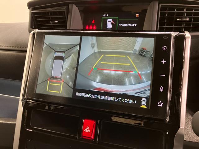 トールカスタムＧ　ディスプレイオーディオ　パノラマモニタースマートアシスト・ＬＥＤヘッドランプ・ＬＥＤフォグ・両側パワースライドドア・オートエアコン・パーキングブレーキ解除忘れ防止ブザー・ヘッドランプ自動消灯システム・プッシュエンジンスタート（山梨県）の中古車