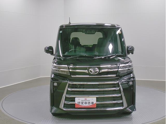 タントカスタムＲＳリミテッド　純正ナビ　パノラマモニタースマートアシスト・ＬＥＤヘッドライト・１５インチアルミホイール・両側パワースライドドア・ＵＳＢソケット・運転席助手席シートヒーター・レザー調Ｘフルファブリックシート・本革巻ステアリングホイール（山梨県）の中古車