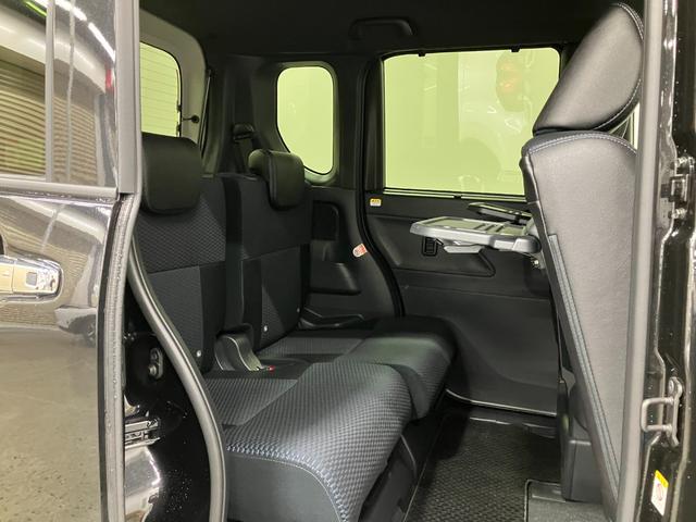 タントカスタムＲＳリミテッド　純正ナビ　パノラマモニタースマートアシスト・ＬＥＤヘッドライト・１５インチアルミホイール・両側パワースライドドア・ＵＳＢソケット・運転席助手席シートヒーター・レザー調Ｘフルファブリックシート・本革巻ステアリングホイール（山梨県）の中古車