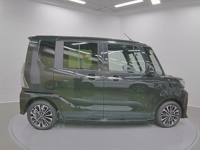 タントカスタムＲＳリミテッド　純正ナビ　パノラマモニタースマートアシスト・ＬＥＤヘッドライト・１５インチアルミホイール・両側パワースライドドア・ＵＳＢソケット・運転席助手席シートヒーター・レザー調Ｘフルファブリックシート・本革巻ステアリングホイール（山梨県）の中古車