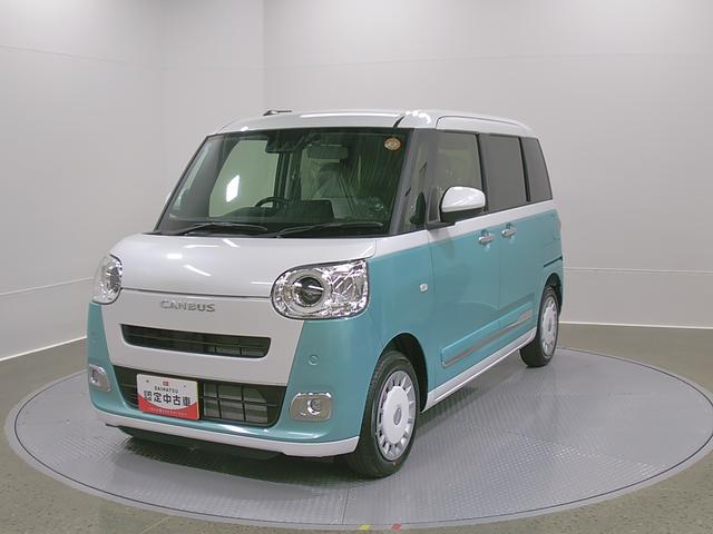 ムーヴキャンバスストライプスＧ　純正ナビゲーション　バックモニターナビ付　スマートキーＰスタート　記録簿　キーフリー　ＡＢＳ　エアバッグ　ワンオ−ナ−（山梨県）の中古車