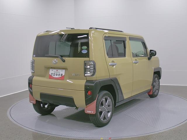 タフトGターボ 整備付き 1年保証スマートアシスト・15インチアルミ・D−CVTターボエンジン・LEDヘッドランプ・LEDフォグ・電動パーキング・運転席助手席シートヒーター・USBソケット(山梨県)の中古車