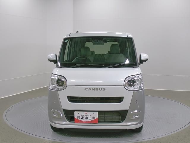 ムーヴキャンバスストライプスＧターボ　純正ナビ　パノラマモニタースマートアシスト・ＬＥＤヘッドランプ・ＬＥＤフォグランプ・スーパーＵＶ＆ＩＲカットガラス（フロントウィンドウ）・ＵＳＢソケット・両側パワースライドドア・運転席助手席シートヒーター（山梨県）の中古車