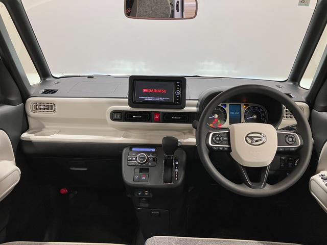 ムーヴキャンバスストライプスＧターボ　純正ナビ　パノラマモニタースマートアシスト・ＬＥＤヘッドランプ・ＬＥＤフォグランプ・スーパーＵＶ＆ＩＲカットガラス（フロントウィンドウ）・ＵＳＢソケット・両側パワースライドドア・運転席助手席シートヒーター（山梨県）の中古車