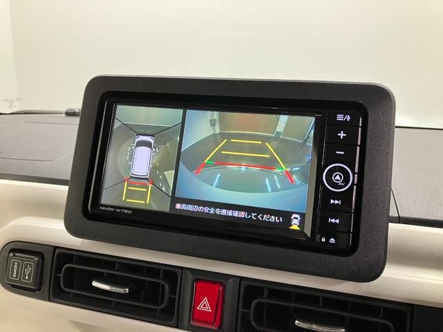 ムーヴキャンバスストライプスＧターボ　純正ナビ　パノラマモニタースマートアシスト・ＬＥＤヘッドランプ・ＬＥＤフォグランプ・スーパーＵＶ＆ＩＲカットガラス（フロントウィンドウ）・ＵＳＢソケット・両側パワースライドドア・運転席助手席シートヒーター（山梨県）の中古車