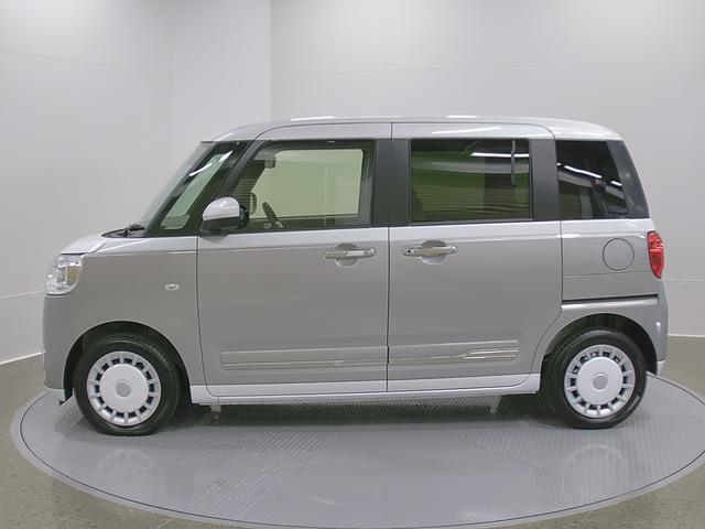 ムーヴキャンバスストライプスＧターボ　純正ナビ　パノラマモニタースマートアシスト・ＬＥＤヘッドランプ・ＬＥＤフォグランプ・スーパーＵＶ＆ＩＲカットガラス（フロントウィンドウ）・ＵＳＢソケット・両側パワースライドドア・運転席助手席シートヒーター（山梨県）の中古車