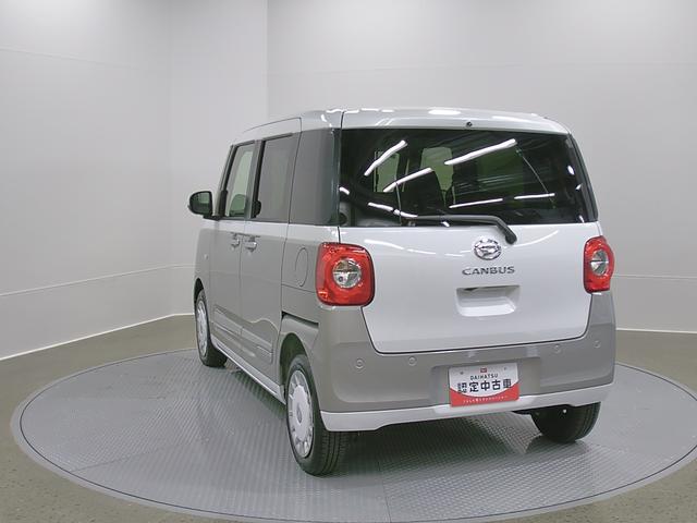 ムーヴキャンバスストライプスＧターボ　純正ナビ　パノラマモニタースマートアシスト・ＬＥＤヘッドランプ・ＬＥＤフォグランプ・スーパーＵＶ＆ＩＲカットガラス（フロントウィンドウ）・ＵＳＢソケット・両側パワースライドドア・運転席助手席シートヒーター（山梨県）の中古車