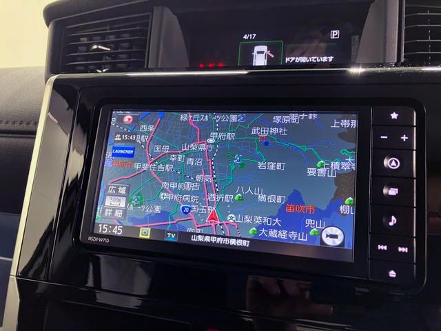 トールカスタムG 4WD 純正ナビゲーション バックモニタースマートアシスト・LEDヘッドランプ・LEDフォグ・両側パワースライドドア・オートエアコン・パーキングブレーキ解除忘れ防止ブザー・ヘッドランプ自動消灯システム・プッシュエンジンスタート(山梨県)の中古車