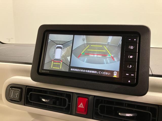 ムーヴキャンバスストライプスＧターボ　純正ナビゲーション　パノラマモニター１オーナー　スマートキー　ナビ　キーフリーシステム　記録簿　ＡＢＳ　エアバッグ　ターボモデル（山梨県）の中古車