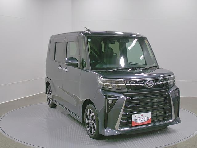 タントカスタムＸ　純正ナビゲーション　バックモニタースマートアシスト・ＬＥＤヘッドライト・１４インチアルミホイール・両側パワースライドドア・ＵＳＢソケット・運転席助手席シートヒーター・レザー調Ｘフルファブリックシート（山梨県）の中古車